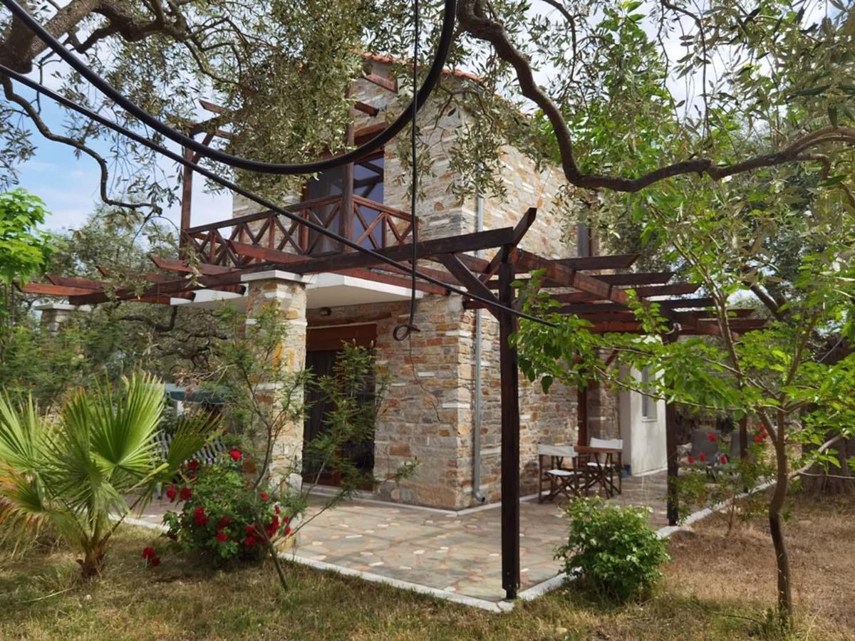 Elea Stone Houses In Organic Quiet Olive Grove, Prinos, Thassos Eksteriør bilde