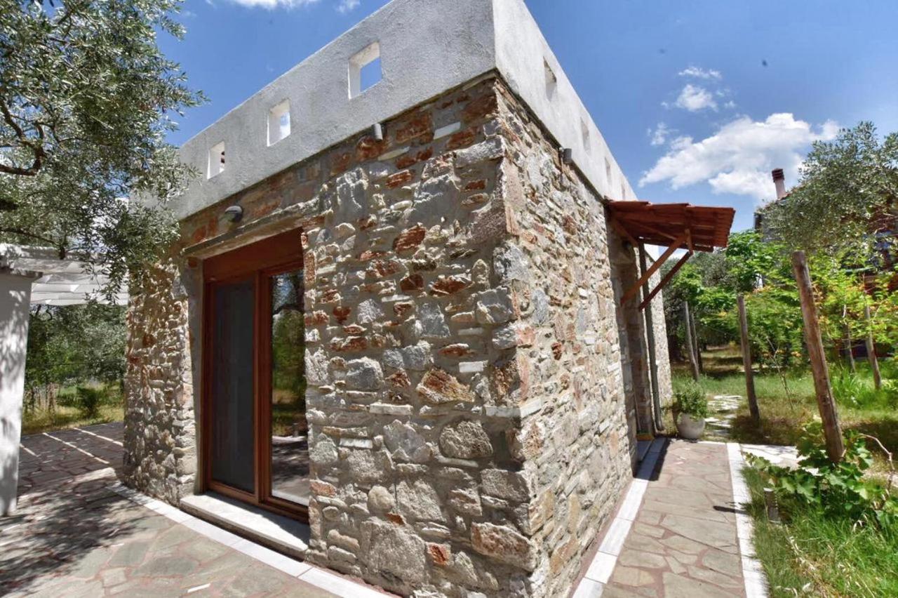 Elea Stone Houses In Organic Quiet Olive Grove, Prinos, Thassos Eksteriør bilde