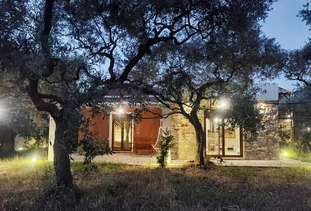Elea Stone Houses In Organic Quiet Olive Grove, Prinos, Thassos Eksteriør bilde