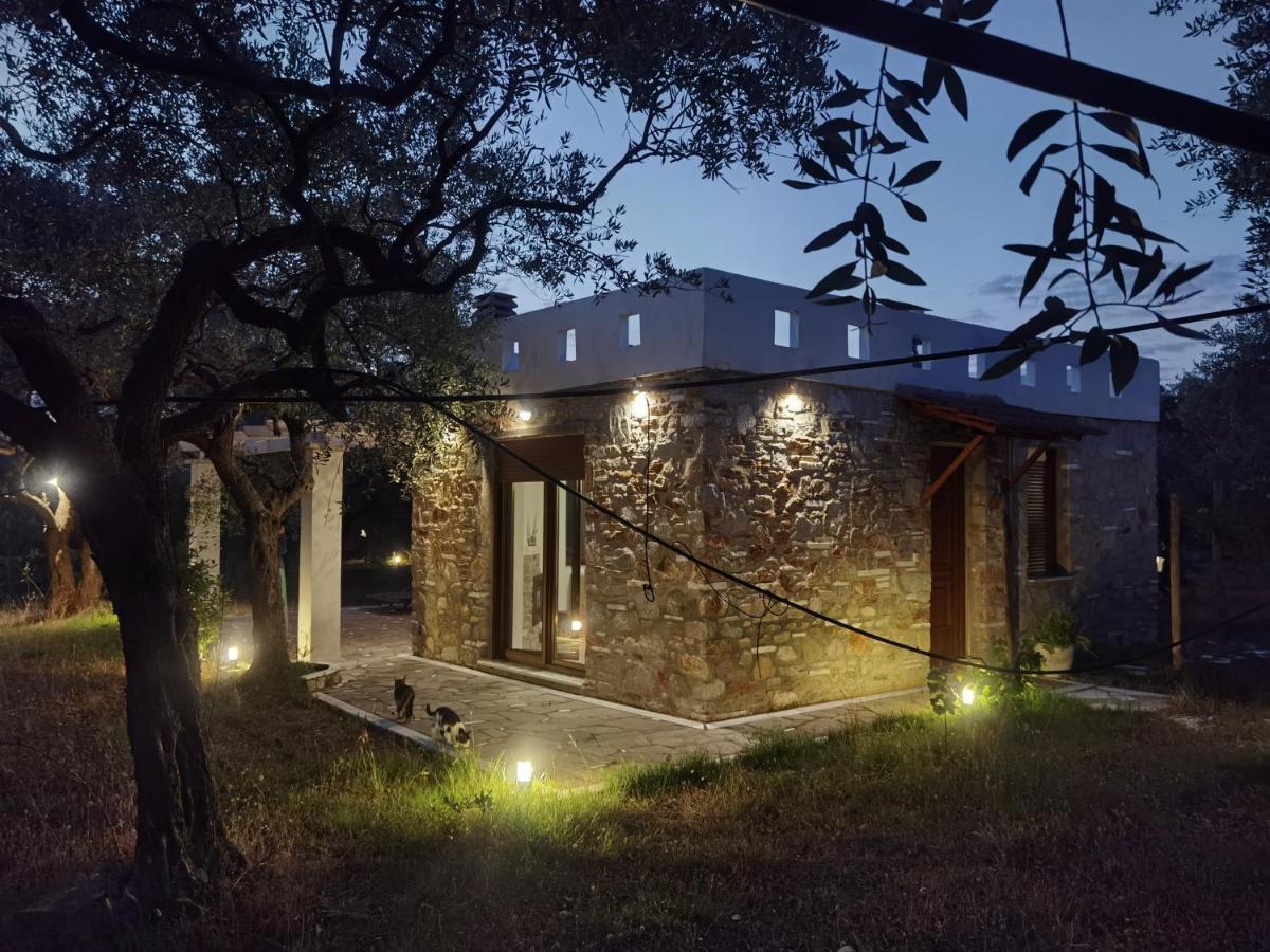 Elea Stone Houses In Organic Quiet Olive Grove, Prinos, Thassos Eksteriør bilde