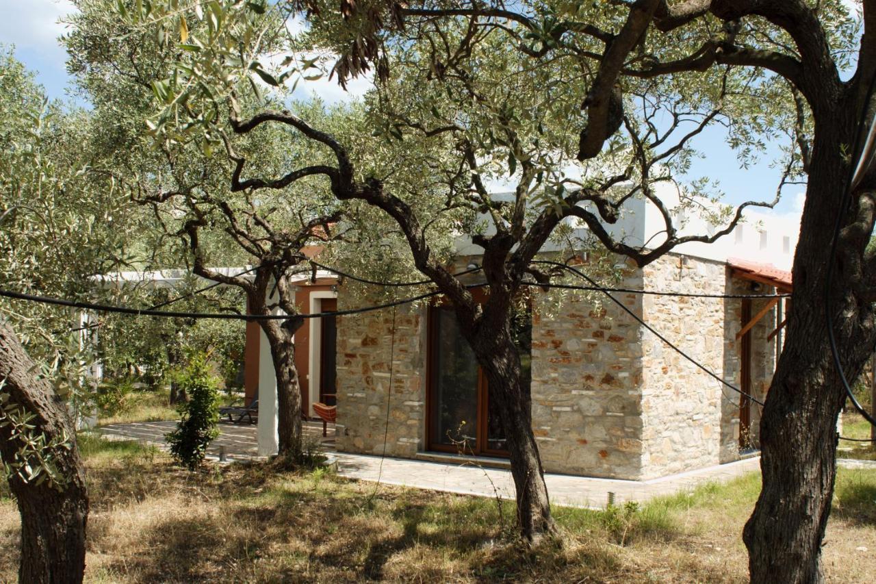 Elea Stone Houses In Organic Quiet Olive Grove, Prinos, Thassos Eksteriør bilde